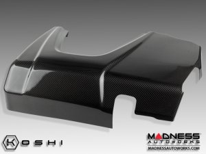 Alfa Romeo 4C Carbon Fiber Engine Cover - w/ Red Alfa Romeo Lettering Alfa Romeo 4C Carbon Fiber Engine Cover - w/ Red Alfa Romeo Lettering